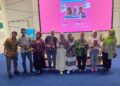 Diskusi dan Bedah Buku Karena Perempuan, Aku Di-Cancel” (Kumpulan 16 Puisi Esai Kisah Perempuan yang Menyayat Hati), karya Mila Muzakkar di Ruang Teater Fakultas A, Universitas Islam Internasional Indonesia (UIII), Depok, Jumat (16/5/2025).