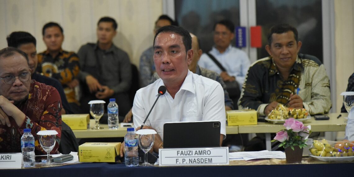 Anggota DPR RI Fraksi Partai Nasdem yang juga Wakil Ketua Komisi XI DPR RI, Fauzi Amro.