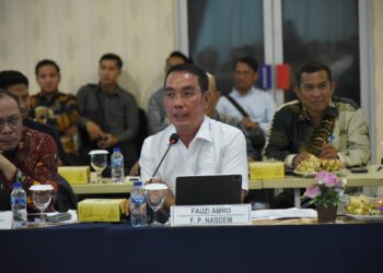 Anggota DPR RI Fraksi Partai Nasdem yang juga Wakil Ketua Komisi XI DPR RI, Fauzi Amro.