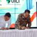 Penandatanganan MOU antara UICI dan Kementerian Kependudukan dan Pembangunan Keluarga yang ditandatangi oleh Rektor UICI, Prof. La Ode M.Kamaluddin dan Menteri Wihaji di Jakarta pada Senin (19/5/2025)