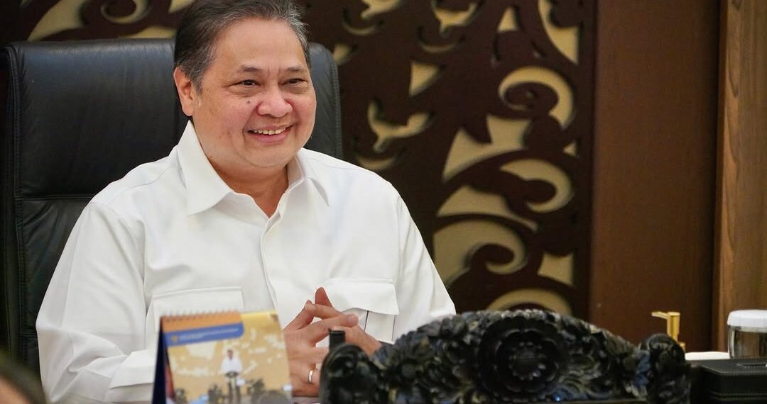 Menko Perekonomian Airlangga Hartarto. Sumber foto : instagram @airlanggahartarto_official.