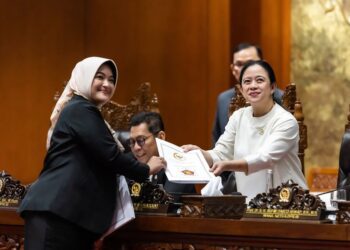 Puan Maharani dalam Rapat Paripurna penutupan Masa Persidangan III 2024-2025 di Senayan Jakarta, Selasa (27/5/2025). Sumber foto : instagram @puanmaharaniri