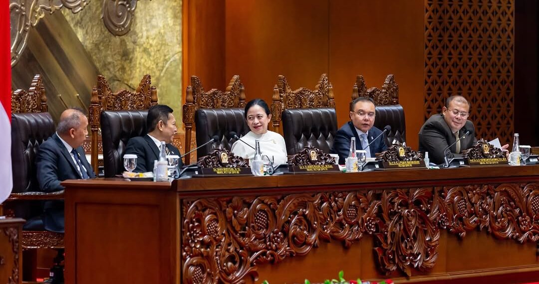 Puan Maharani dalam Rapat Paripurna penutupan Masa Persidangan III 2024-2025 di Senayan Jakarta, Selasa (27/5/2025). Sumber foto : instagram @puanmaharaniri