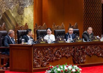 Puan Maharani dalam Rapat Paripurna penutupan Masa Persidangan III 2024-2025 di Senayan Jakarta, Selasa (27/5/2025). Sumber foto : instagram @puanmaharaniri
