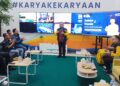 Sekjen DPP Partai Golkar, Sarmuji, dalam acara soft launching Media Centre di bilangan Menteng, Jakarta Pusat, Rabu (28/5/2025). Sumber foto : Dwiki Setyawan.