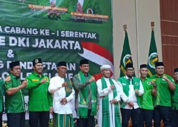 Anies Baswedan saat hadir dalam Muskercab PPP Se-DKI Jakarta, Minggu (25/9/2022). Sumber foto : TEMPO.