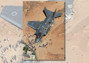 Gambaran Jet Tempur F-35 yang dibuat AI.