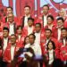 Jokowi saat perayaan HUT PSI. Sumber foto : ANTARA.