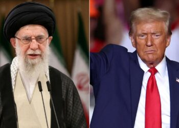 Presiden AS, Donald Trump (Kanan) dan Pemimpin Tertinggi Iran, Ayatullah Ali Khamenei (Kiri).
