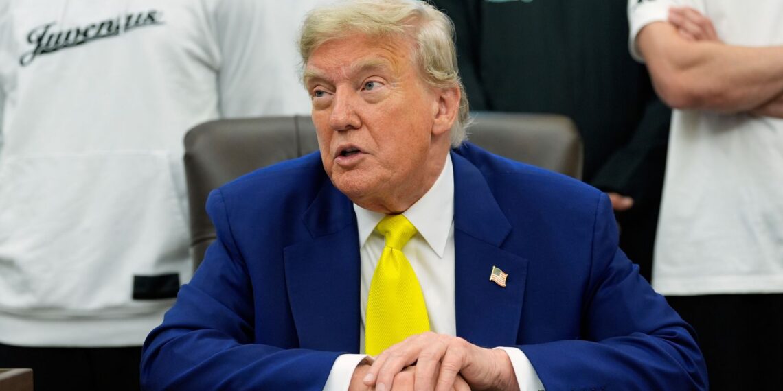 Presiden AS, Donald Trump. Sumber foto : Sky News.