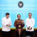 Menteri ESDM Bahlil Lahadalia saat konferensi pers pencabutan IUP 4 Perusahaan Tambang di Raja Ampat.