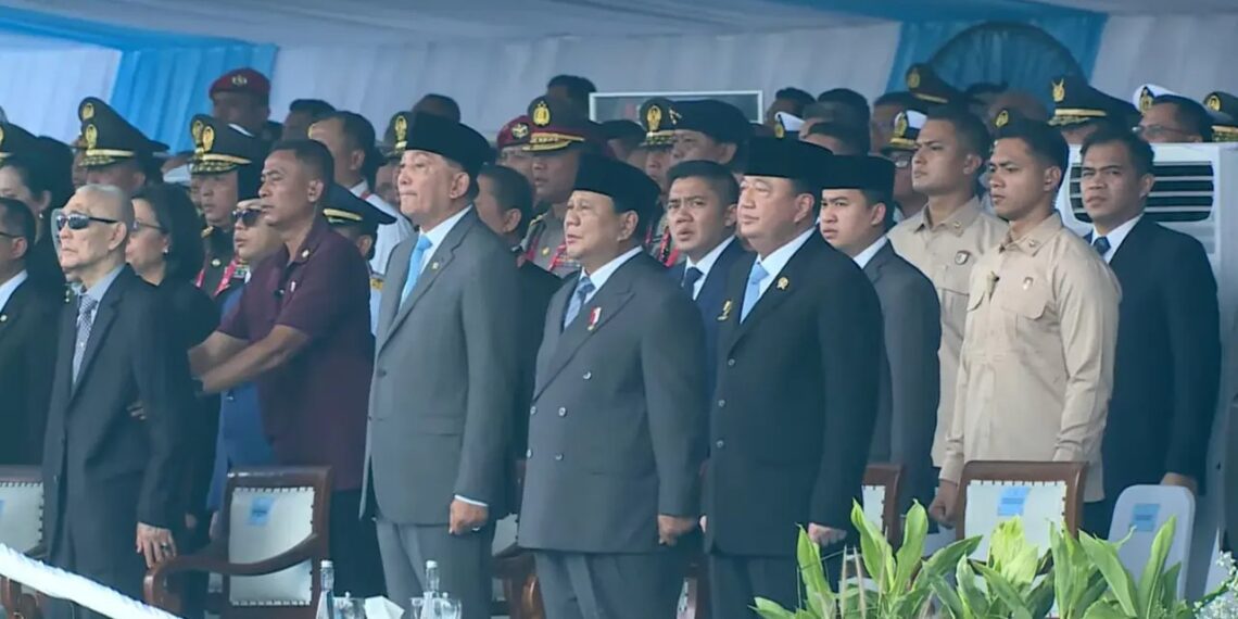 Presiden Prabowo Subianto saat menghadiri ajang Indo Defence Expo and Forum 2024, Rabu (11/6/2025). Sumber foto : tangkapan layar dari Youtube Sekretariat Presiden.