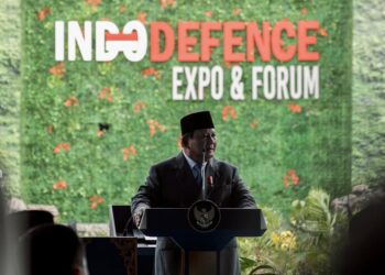 Presiden secara resmi membuka Indo Defence Expo and Forum 2025, di Jakarta, Rabu (11/06/2025). Sumber foto : instagram Presiden Republik Indonesia.