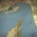 Representasi visual jalur pengiriman minyak utama "Selat Hormuz". Sumber foto : Reuters
