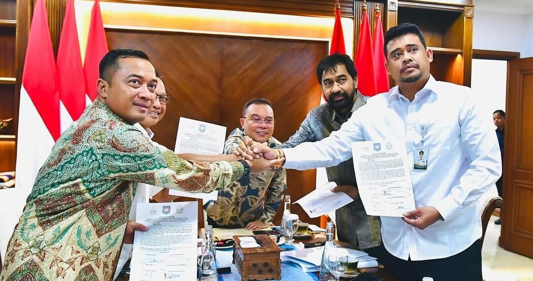 Rapat Terbatas Terkait Pembahasan Polemik 4 Pulau di Aceh yang dimasukkan dalam wilayah administrasi Provinsi Sumut, Jakarta, Selasa (17/06/2025). Sumber foto : Instagram Sekretariat Kabinet.
