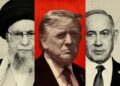 Ali Khamenei, Donald Trump, dan Benjamin Netanyahu