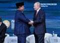 Presiden Prabowo dan Presiden Rusia, Vladimir Putin, dalam Saint Petersburg International Economic Forum (SPIEF) 2025 di Rusia, Jumat (20/6)