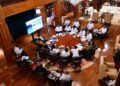 Rapat terbatas keempat yang digelar oleh Presiden Prabowo Subianto pada Senin, 23 Juni 2025. Sumber foto : Sekretariat Kabinet.