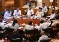 Dalam ratas yang diselenggarakan di kediaman pribadi Presiden di Hambalang, Kabupaten Bogor, Jawa Barat, pada Senin, 23 Juni 2025, pemerintah semakin mematangkan rencana penyelenggaraan Sekolah Rakyat, yang dijadwalkan akan dimulai pada tahun ajaran 2025-2026. Sumber foto : Sekretariat Kabinet.