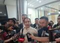 Nadiem Makarim seusai diperiksa Kejagung, Senin (23/06/2025).