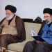 Mojtaba Khamenei, putra kedua Pemimpin Tertinggi Iran Ayatollah Ali Khamenei, mengunjungi kantor Hizbullah di Tehran, Iran, pada 1 Oktober 2024. Foto dari Kantor Pemimpin Tertinggi Iran/WANA (West Asia News Agency). Disiarkan melalui REUTERS