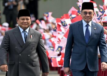 Presiden Prabowo dan PM Malaysia, Anwar Ibrahim.