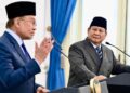 PM Malaysia Anwar Ibrahim dan Presiden Prabowo.