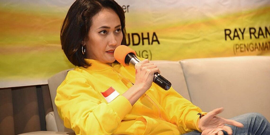 Ketua Bidang Kebijakan Hukum dan HAM DPP Partai Golkar, Christina Aryani. Sumber foto : ANTARA.