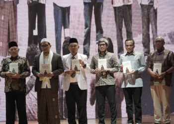 Peluncuran dan Bedah Buku “Kyai Faqih Maskumambang: Peradaban Santri dan Altar Kebangsaan”, yang digelar di Auditorium Perpustakaan Nasional RI, Jakarta, Kamis (10/7/2025).