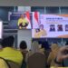 Sekjen DPP Partai Golkar, M. Sarmuji, saat menyampaikan sambutan dalam Diskusi Publik Quo Vadis Pemilu Indonesia? yang diadakan oleh DPP Partai Golkar pada Kamis (24/7).
