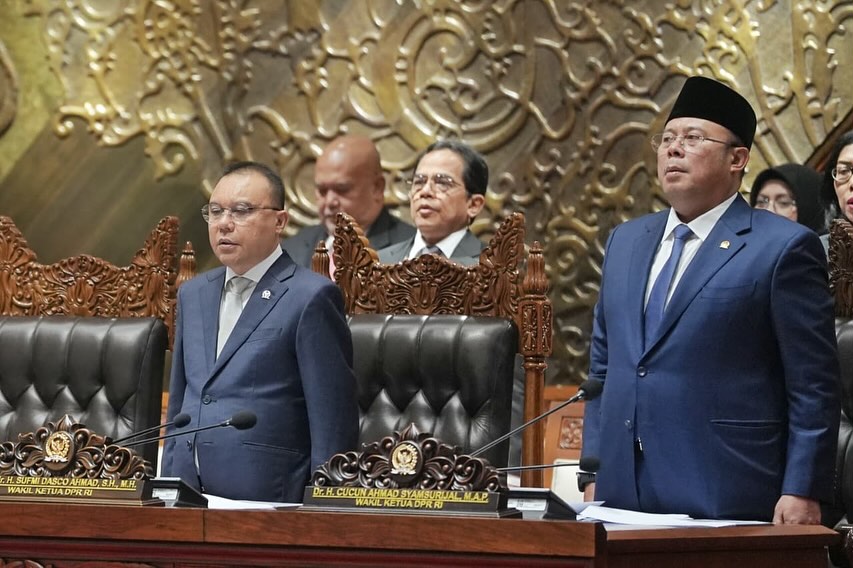 Wakil Ketua DPR RI, Sufmi Dasco Ahmad (kiri). Sumber foto : instagram @sufmi_dasco
