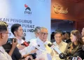 Eks Politisi Nasdem, Ahmad Ali, saat diwawancara awak media seusai pelantikan pengurus DPP PSI Periode 2025-2030 kemarin di Jakarta (26/9)