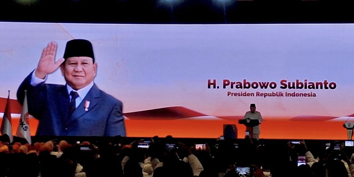 Prabowo dalam Munas PKS 2025