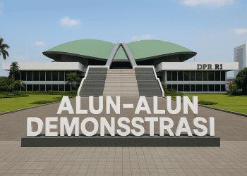 Ilustrasi Alun-Alun Demonstrasi