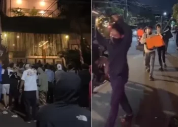 Aksi penjarahan terhadap rumah Sri Mulyani