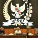 DPR RI saat Menerima perwakilan organisasi kepemudaan, dan mahasiswa dari berbagai universitas di antaranya Dewan Pimpinan Pusat Gerakan Mahasiswa Nasional Indonesia (DPP GMNI), Gerakan Mahasiswa Kristen Indonesia (GMKI), Kesatuan Aksi Mahasiswa Muslim Indonesia (KAMMI), serta Himpunan Mahasiswa Islam.