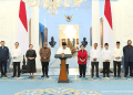 Konferensi Pers Presiden Prabowo bersama Ketum-Ketum Partai di Istana Negara, Minggu (01/09)