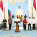 Konferensi Pers Presiden Prabowo bersama Ketum-Ketum Partai di Istana Negara, Minggu (01/09)