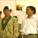 Fajar Zulkarnain, berbaju putih, saat Kongres XXIV HMI yang digelar di Asrama Haji Pondok Gede Jakarta pada 2003.
