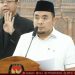Ketua KPU Mochammad Afifuddin dalam jumpa pers di Kantor KPU RI, Jakarta, Selasa (16/9).