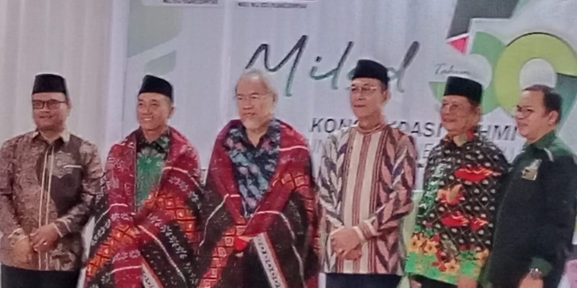 Sekjen MN KAHMI, Samsul Qomar(dua dari kiri) dalam acara KAHMI di Padang Sidempuan, Sabtu (20/09)