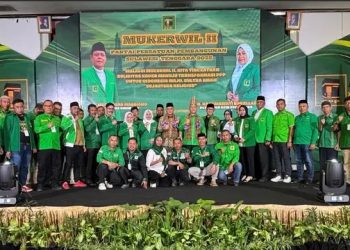 Musyawarah Kerja Wilayah (Mukerwil) DPW PPP Sulawesi Tenggara yang digelar Minggu (21/9/2025).