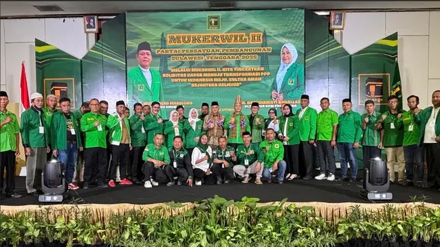 Musyawarah Kerja Wilayah (Mukerwil) DPW PPP Sulawesi Tenggara yang digelar Minggu (21/9/2025).