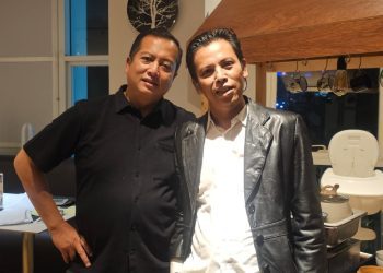 Abdul Gafur Ritonga (Kanan) dan Gubernur NTB (Kiri)