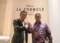 Abdul Gafur Ritonga (kiri) bersama dengan Ketua Umum KB PII, Dr. Nasrullah Larada (kanan)