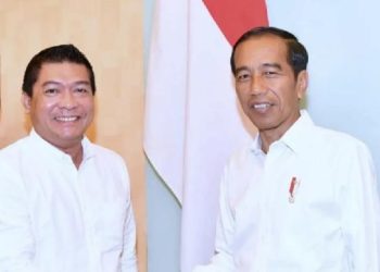 Silfester Matutina dan Jokowi. Sumber foto : TEMPO