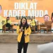 Puteri Komarudin dalam acara Diklat Kader Muda Nasional yang digelar oleh DPP AMPG di Bogor pada Jum'at-Minggu (03-05/10/2025)