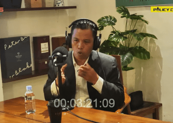 Abdul Gafur Ritonga dalam sebuah acara podcast Policy Corner
