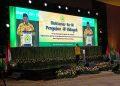 Sekjen Partai Golkar saat menyampaikan sambutan dalam sisi penutupan Muktamar Al Hidayah yang digelar di Jakarta (20-22/10/2025)