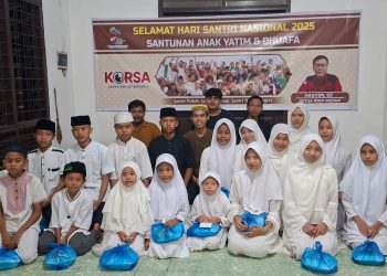 Santunan Anak Yatim oleh Hasyim SE